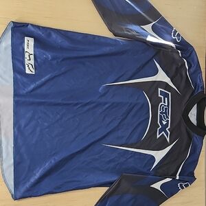 Fox Dynamic Blue and Black Long Sleeve Shirt